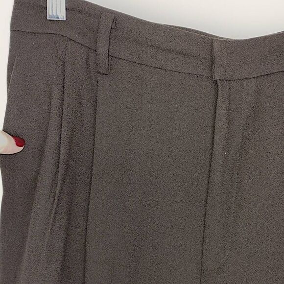 Ellen Tracy Womens Pants Sz 12 Wool Straight Leg Pleated Pockets Vtg Lagenlook - Picture 5 of 11